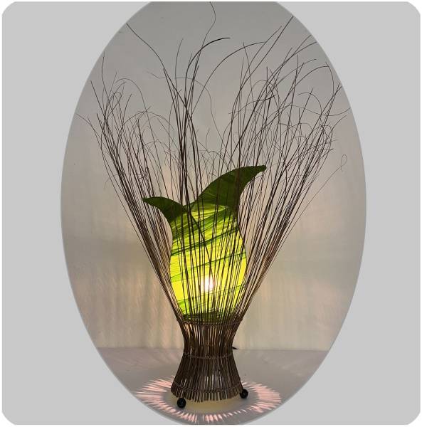 Simandra Deko-Leuchte Stimmungsleuchte asiatische Lampe Stehleuchte Tischleuchte Tischlampe Bali Asia TULPE klein 60 cm Blitzangebot