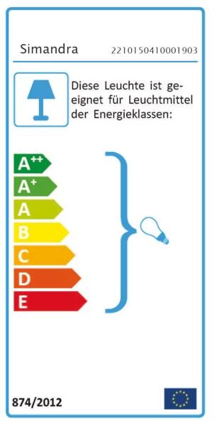 Simandra Deko-Leuchte Stimmungsleuchte asiatische Lampe Stehleuchte Tischleuchte Tischlampe Bali Asia TULPE klein 60 cm Blitzangebot