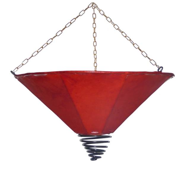Simandra Orientalische Lampe Deckenleuchte Hängelampe marokkanische Deckenlampe Lederlampe Fuego Simple 40 cm Räumungsverkauf