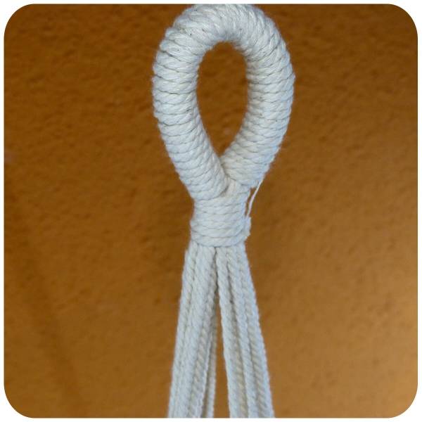 Simandra Makramee Blumenampel Hängeampel geknotet, Knüpftechnik Pflanzen-hänger Planthanger, Boho Vintage Shabby Chic geknüpft Bis zu 65% Rabatt