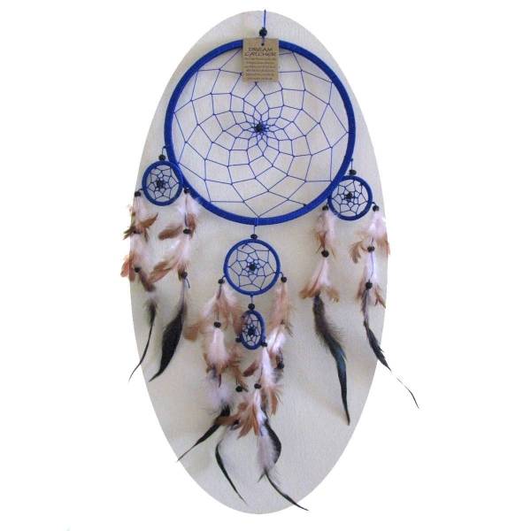Simandra Traumfänger Dreamcatcher Federn Träume Geschenk Dekor Hängend Windspiel Raumharmonisierung 16 cm