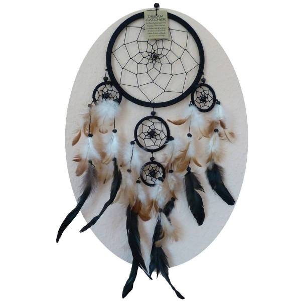 Simandra Traumfänger Dreamcatcher Federn Träume Geschenk Dekor Hängend Windspiel Raumharmonisierung 32 cm Discount Store für neue Produkte