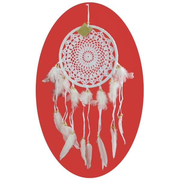 Simandra Traumfänger Dreamcatcher gehäkelt 60 cm lang Nur noch ein Tag übrig