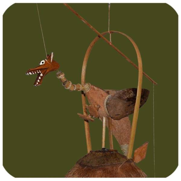 Simandra Windspiel Klangspiel Bambus Mobile Drache Klangholz Verkauf