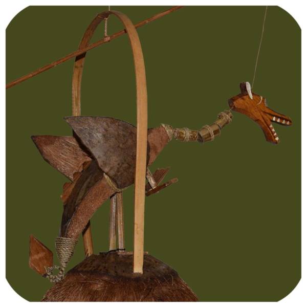 Simandra Windspiel Klangspiel Bambus Mobile Drache Klangholz Verkauf