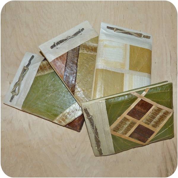 Simandra Handgemachtes Notizbuch Gästebuch Erinnerungen Buch handgefertigt Kunsthandwerk Adressbuch Natur 12 x 17 cm klein Fabrikverkauf