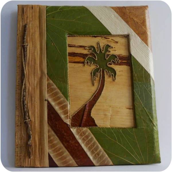 Simandra Handgemachtes Notizbuch Gästebuch Erinnerungen Buch handgefertigt Kunsthandwerk Adressbuch Natur 22 x 17 cm mittel Meist gekauft