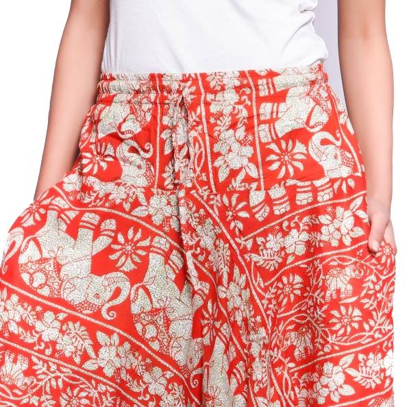 Simandra Haremshose Pumphose Freizeit Goa Yoga Baggy Pluder Aladin-Hose Rayon Sarouel Elefant Kostenloser Versand