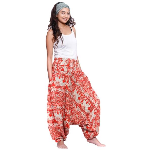 Simandra Haremshose Pumphose Freizeit Goa Yoga Baggy Pluder Aladin-Hose Rayon Sarouel Elefant Kostenloser Versand