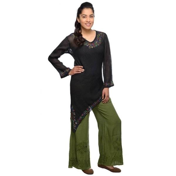 Simandra Langarm Bluse Oberteil Longshirt Kleid Shirt Träger Tank Schluppenbluse Hippie Tunika Rajani Fabrik Onlineshop