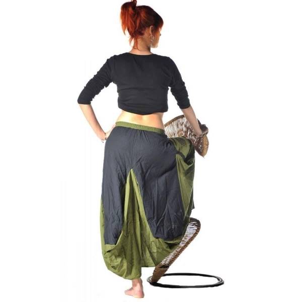 Simandra Mittelalter Rock Jupe Maxirock mit Taschen und interessanten Details Rabatt