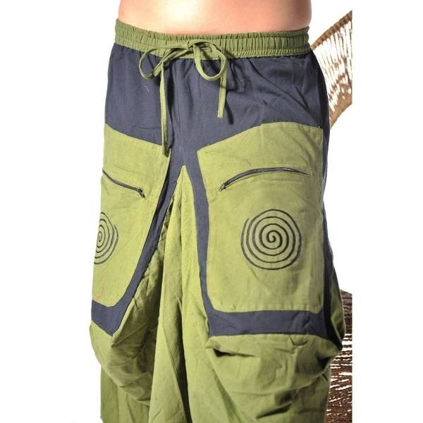 Simandra Mittelalter Rock Jupe Maxirock mit Taschen und interessanten Details Rabatt