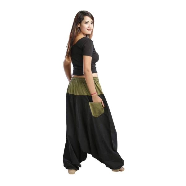 Simandra Haremshose Pumphose Aladinhose Pluderhose Yoga Goa Sarouel Baggy Aladin Freizeithose Damen Versandkostenfrei