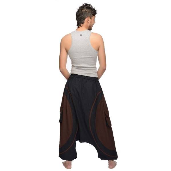 Simandra Haremshose Pumphose Aladinhose Pluderhose Yoga Goa Sarouel Baggy Aladin Freizeithose Soni Herren Flash Sale