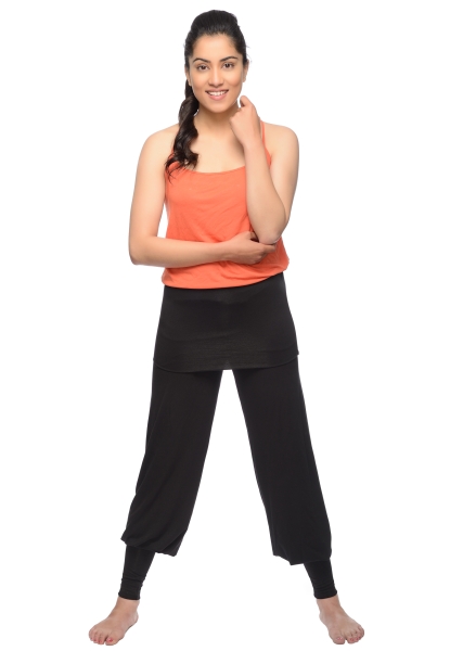 Simandra Hose für Yoga Freizeit Gymnastik Sport und Tanzen aus weicher Baumwolle