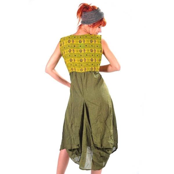 Simandra Kleid Trägerkleid Maxikleid Abendkleid Sommerkleid Strandkleid Kleider Ärmellos Ethno Goa Nepal Heißer Verkauf