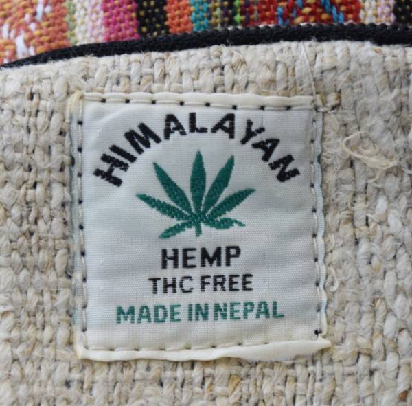 Simandra Ethno Hanf Rucksack handgefertigt in Nepal mit vielen Fächern Blitzangebot