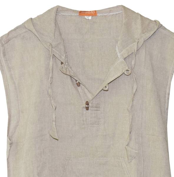 Simandra Sommer Hemd aus Baumwolle Yoga Tank Top für Herren Ärmelloses Shirt mit Kapuze Tiefpreis