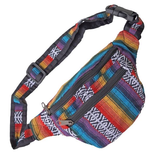Simandra Stylische Ethno Bauchtasche Gürteltasche Hüfttasche handgefertigt in Nepal Kostenlose Rückgabe