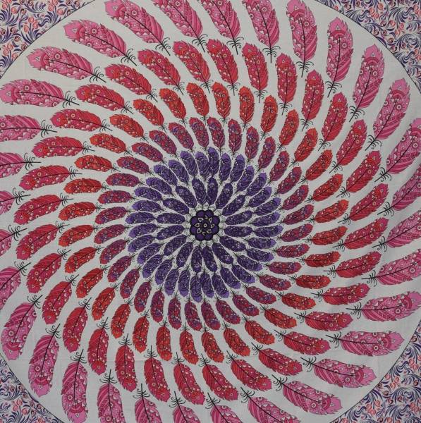 Simandra Wandtuch Mod-2 210x240cm - indischer Wandbehang Picknickdecke Tagesdecke Bis zu 50% Rabatt