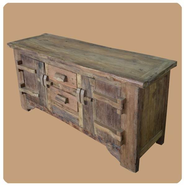 Simandra Altholz Kommode Lombok 1 Sideboard aus Recycling Teakholz massiv Nur für heute