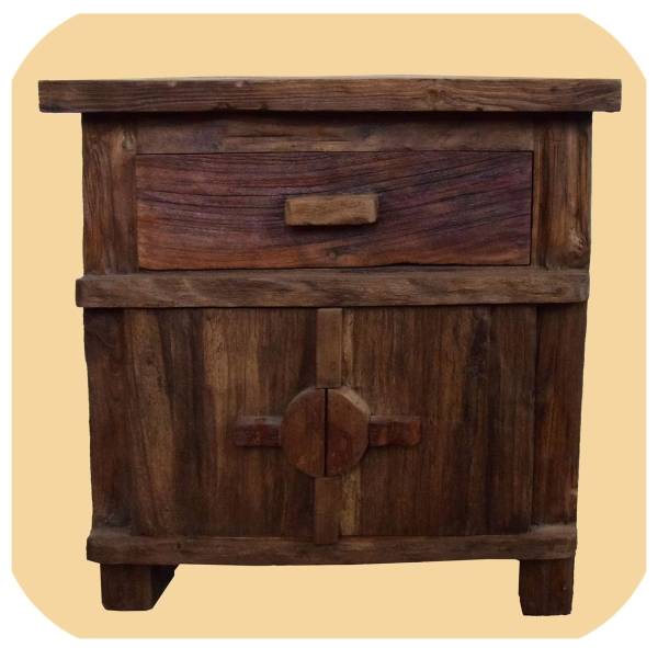 Simandra Altholz Kommode Pur Antik 2 Recycling Teak Holz massiv absolutes Unikat