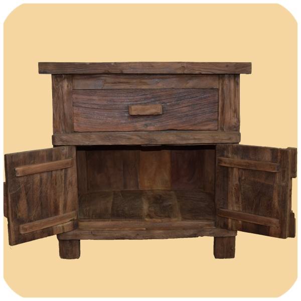 Simandra Altholz Kommode Pur Antik 2 Recycling Teak Holz massiv absolutes Unikat Vierteljährliche Förderung
