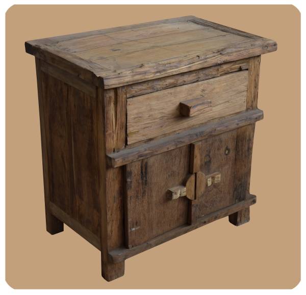 Simandra Altholz Kommode Pur Antik 3 Recycling Teak Holz massiv absolutes Unikat Bis zu 55% Rabatt