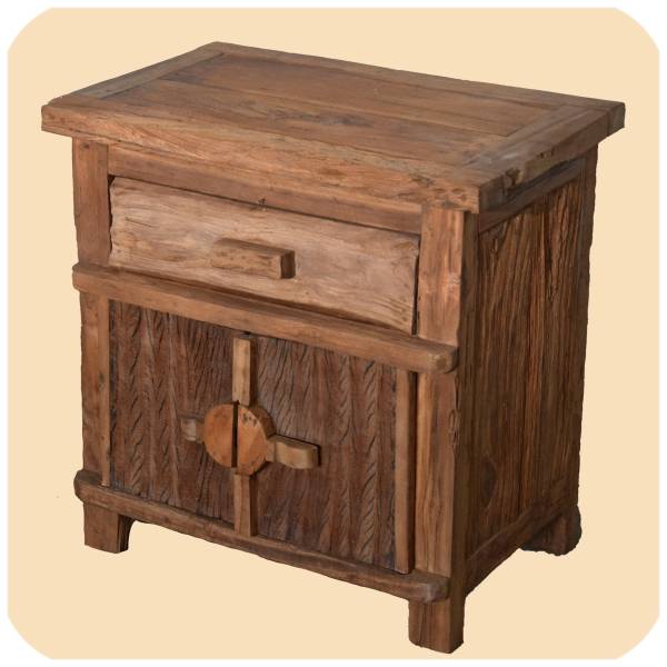 Simandra Altholz Kommode Pur Antik 4 Recycling Teak Holz massiv absolutes Unikat Discount Store für neue Produkte