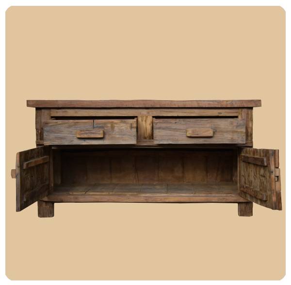 Simandra Altholz Kommode Borneo Vintage Massiv Teakholz Möbel Handarbeit Antik 1 Nur noch ein Tag übrig