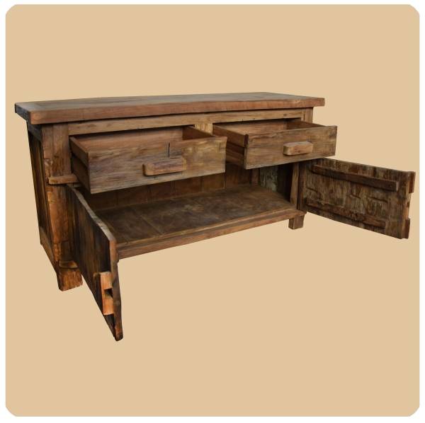 Simandra Altholz Kommode Borneo Vintage Massiv Teakholz Möbel Handarbeit Antik 1 Nur noch ein Tag übrig