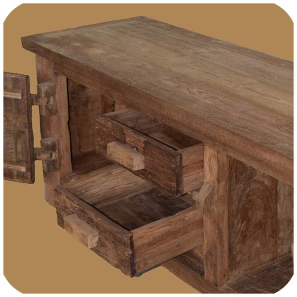 Simandra Altholz Kommode Lombok Vintage Massiv Teakholz Möbel Handarbeit Antik 2 Super Rabatt
