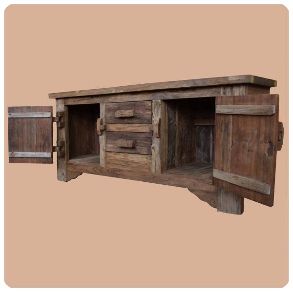 Simandra Altholz Kommode Lombok Vintage Massiv Teakholz Möbel Handarbeit Antik 3 Riesige Rabatte