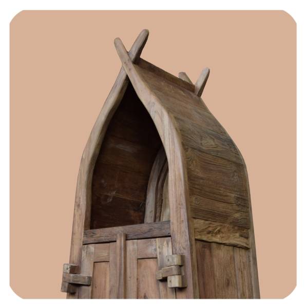 Simandra Altholz Schrank Sumatra Vintage Massiv Teakholz Möbel Handarbeit Antik 1 Begrenzt auf 3 Tage
