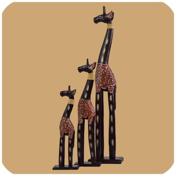 Simandra Holz Figur afrikanische Skulptur Holzfigur Afrika Deko Giraffe Verkauf