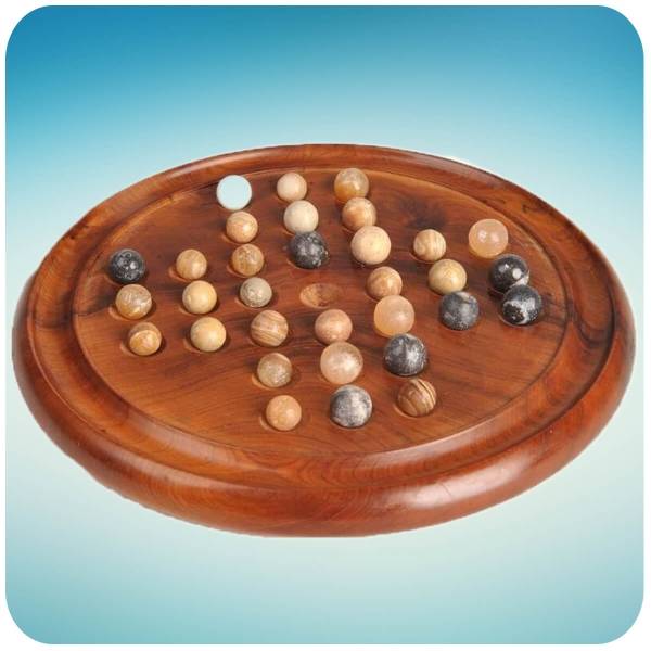 Simandra Solitär Solitaire Halma Holz Reisespiel Denkspiel Steckspiel Knobelspiel Geduldspiel Strategiespiel
