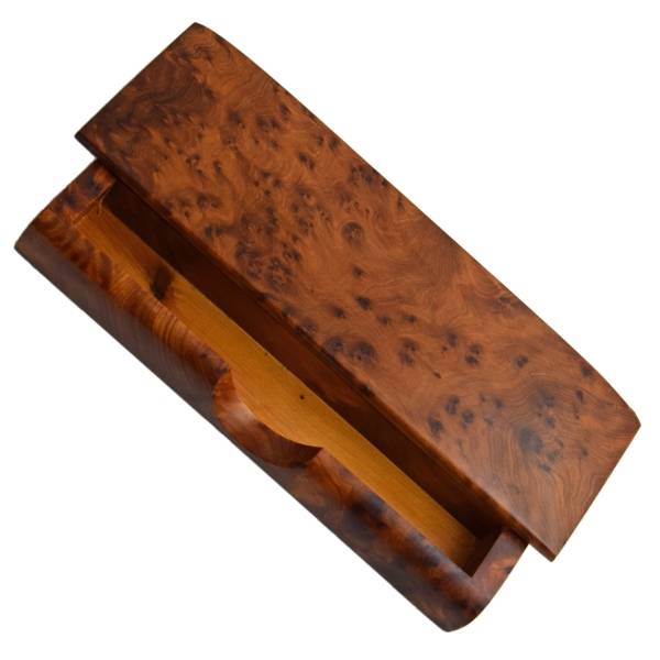 Simandra Stiftehalter Stiftebox Organizer Stifteablager Büro Stifteständer Büroablager Holz Thuja Wurzelholz Meist gekauft