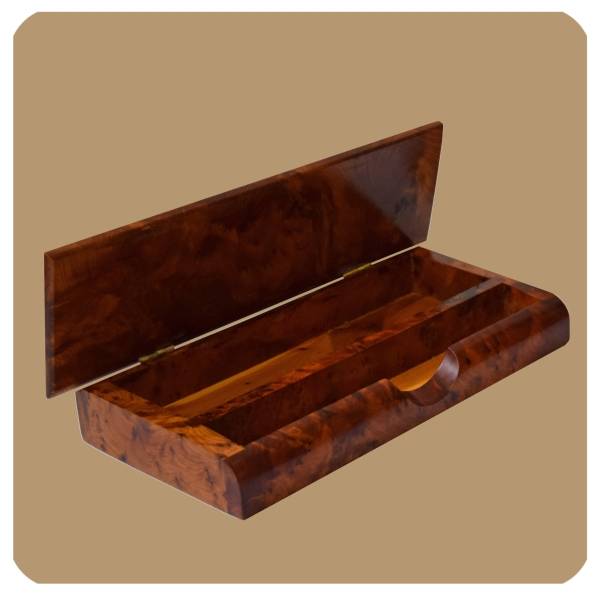 Simandra Stiftehalter Stiftebox Organizer Stifteablager Büro Stifteständer Büroablager Holz Thuja Wurzelholz Meist gekauft