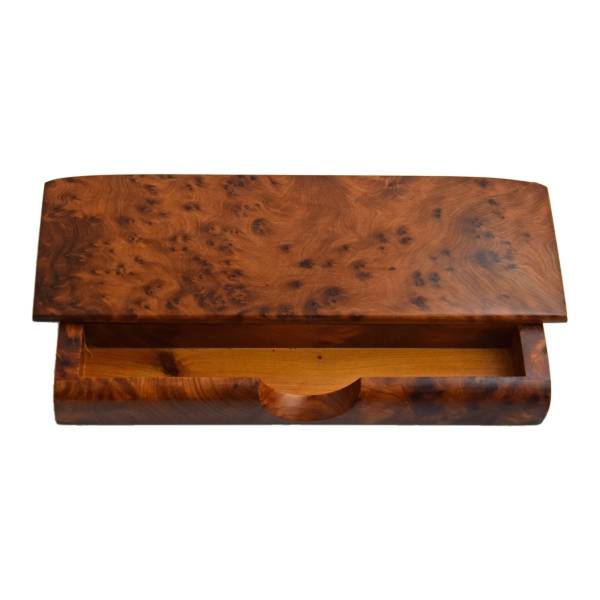 Simandra Stiftehalter Stiftebox Organizer Stifteablager Büro Stifteständer Büroablager Holz Thuja Wurzelholz Meist gekauft