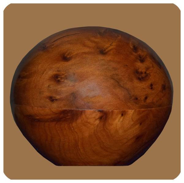 Simandra Thuja Holz Schatulle Dose Schmuckdose Holzschachtel Holzdose Holzschatulle Wurzelholz Kiste rund Kostenloser Versand