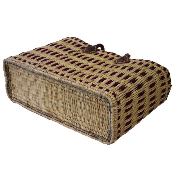 Simandra Seegras Tasche mittel kurzer Griff Einkaufskorb Flechtkorb Korbtasche Korb Black Friday