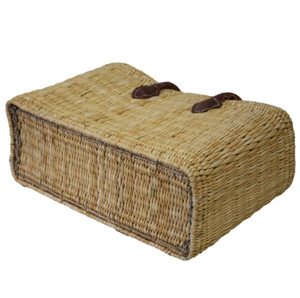 Simandra Seegras Tasche mittel langer Griff Einkaufskorb Flechtkorb Korbtasche Korb Cyber Monday