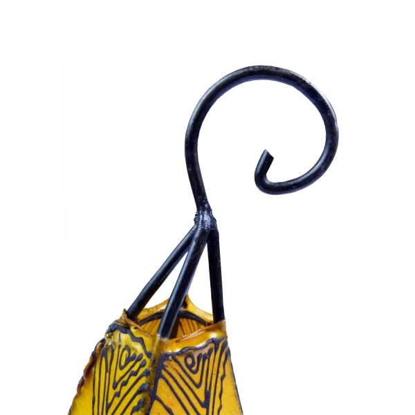 Simandra Orientalische Lampe Hennalampe marokkanische Lederlampe Tischleuchte Stehleuchte Henna Tissir Orient 35-38 cm Weihnachtsangebot