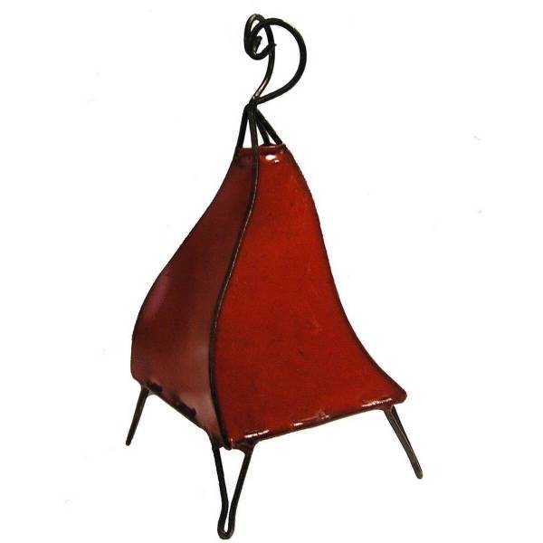 Simandra Orientalische Lampe Hennalampe marokkanische Lederlampe Tischleuchte Stehleuchte Mellah einfarbig 35-38 cm Muttertagsangebot