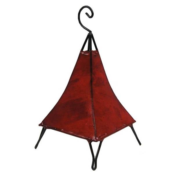 Simandra Orientalische Lampe Hennalampe marokkanische Lederlampe Tischleuchte Stehleuchte Pyramide einfarbig 35-38 cm Online Outlet
