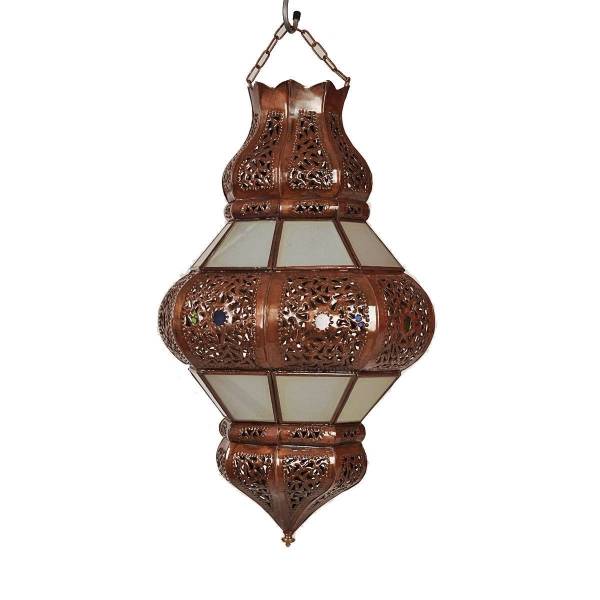 Simandra Orientalische marokkanische Lampe Palast Laterne Deckenlampe Deckenleuchte Hängelampe RUND 45 cm