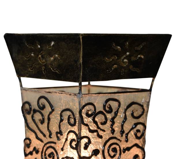 Simandra Stimmungsleuchte Stehlampe Xenia asiatische Tischlampe mit Sonnenmotiv Bestseller