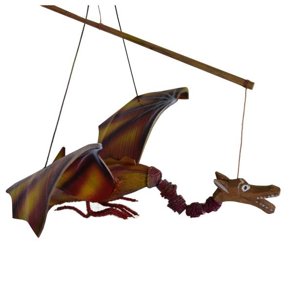 Simandra Windspiel Mobile Fantasy Mittelalter Drache rot Sonderangebote