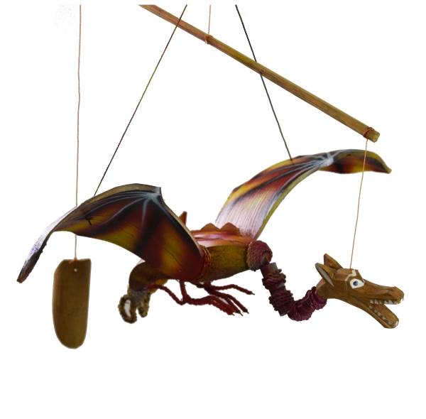 Simandra Windspiel Mobile Fantasy Mittelalter Drache rot Sonderangebote