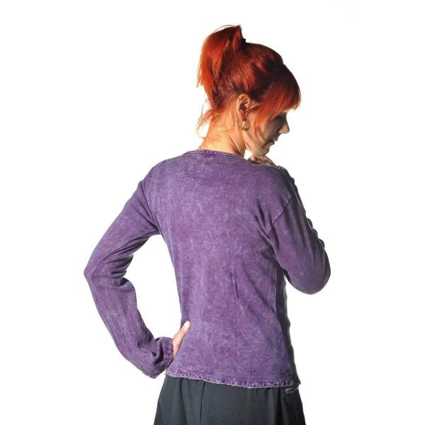 Simandra Patchwork Shirt Pullover Oberteil Sweatshirt Zip Hoodie Freizeitshirt Hippie Goa Psy Sweater Devi Begrenzte Freigabe
